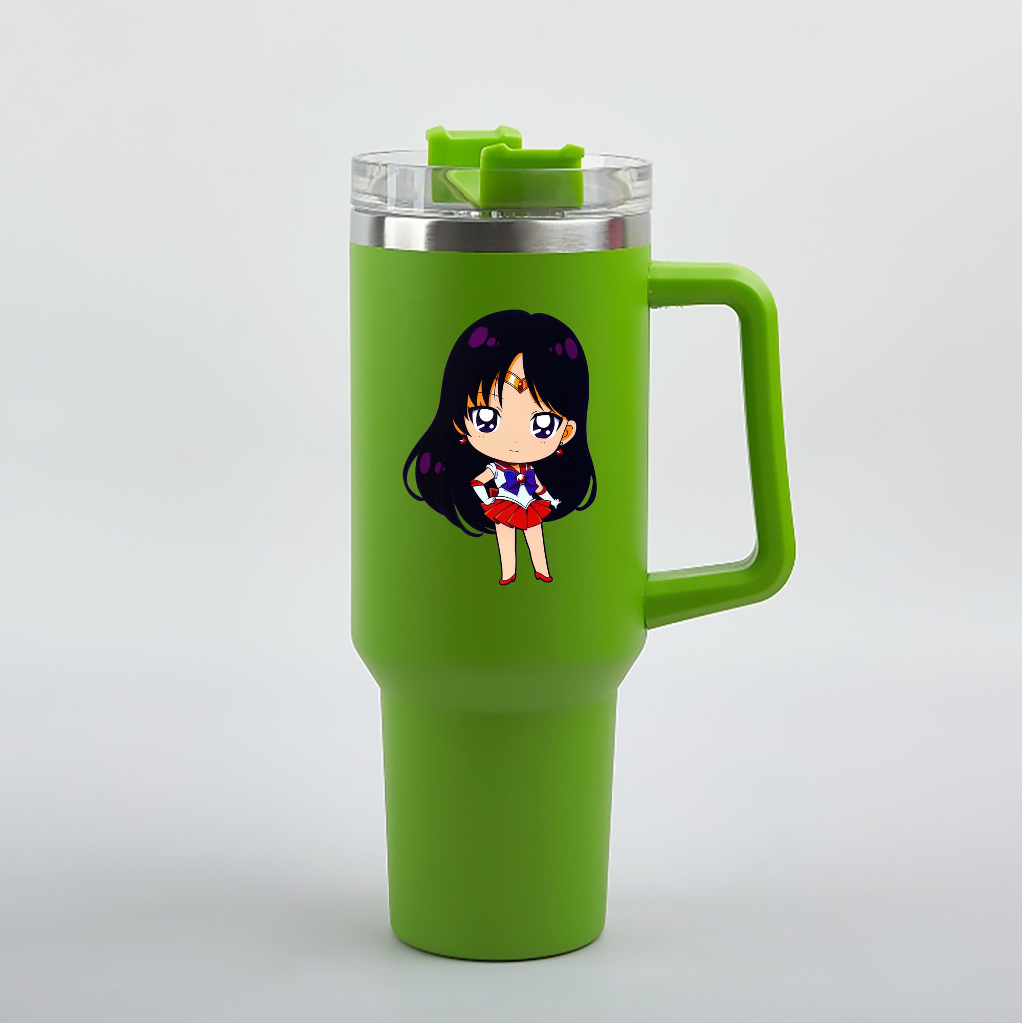 （画像用） 美少女戦士セーラームーン 火野レイ ひの レイ Sailor Moon Hino Rei （セーラーマーズ,Sailor Mars） 1200mL車用タンブラー（カラープリント）
